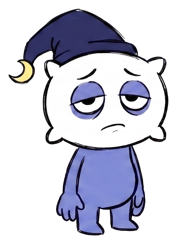 Nox, the tired mascot